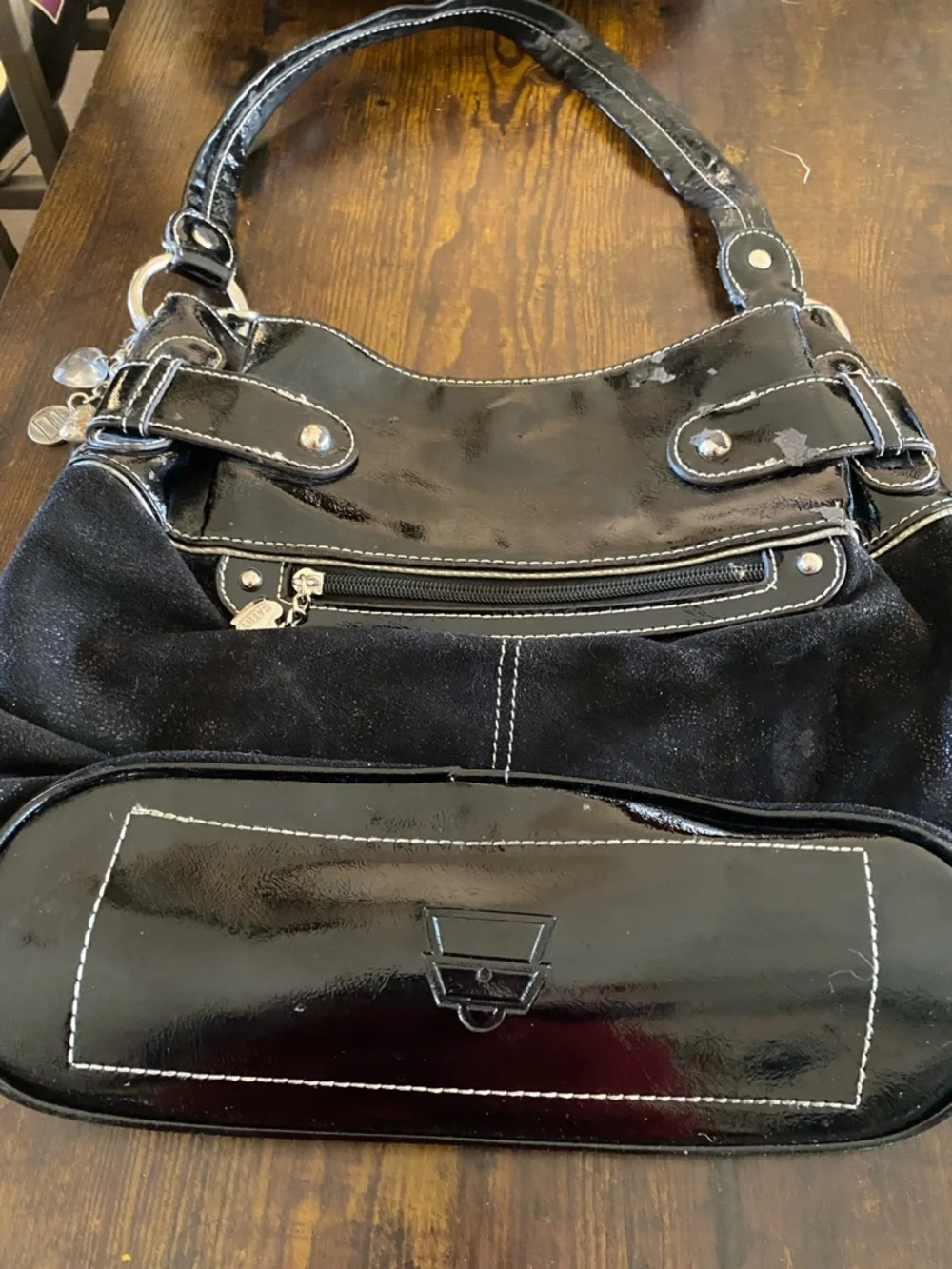 Kathy Van Zeeland Black Shoulder Bag - Picture 5 of 16